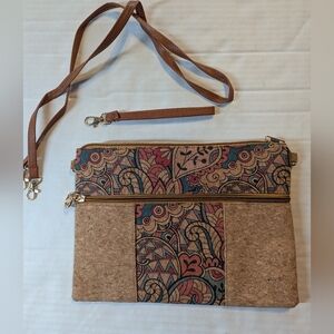 Kaleidoscope Cork Accessories Bag BNWOT
